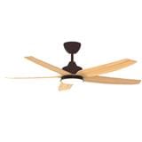 RIEGEN CEILING FAN LED RCF-LUFTEN56-5BL-MT 56-INCH MOCHA TIMBER