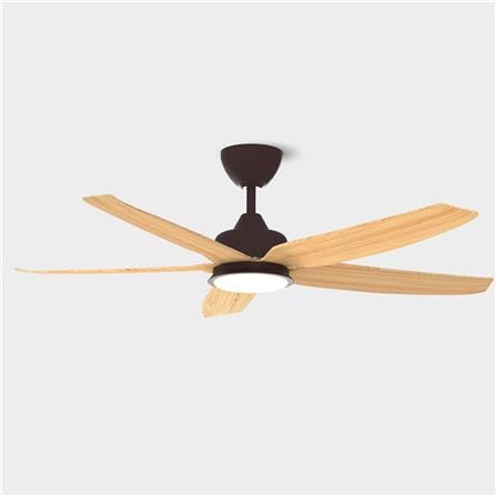 RIEGEN CEILING FAN LED RCF-LUFTEN56-5BL-MT 56-INCH MOCHA TIMBER