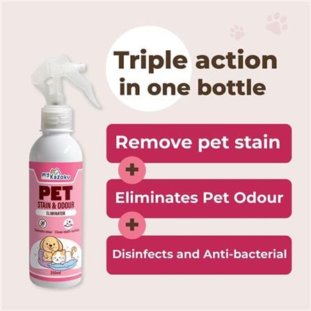 MYKAZOKU PET STAIN & ODOUR ELIMINATOR 250ML