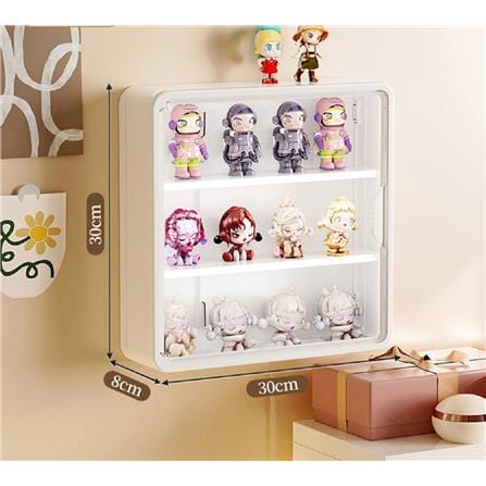 WALL MOUNTED FIGURE DISPLAY CASE COSSY PLUS CPLY-818 30X8X30CM WHITE