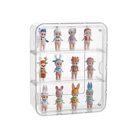 WALL MOUNTED FIGURE DISPLAY CASE COSSY PLUS CP-797 32X9X26CM CLEAR