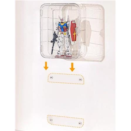 WALL MOUNTED FIGURE DISPLAY CASE COSSY PLUS CP-797 32X9X26CM CLEAR