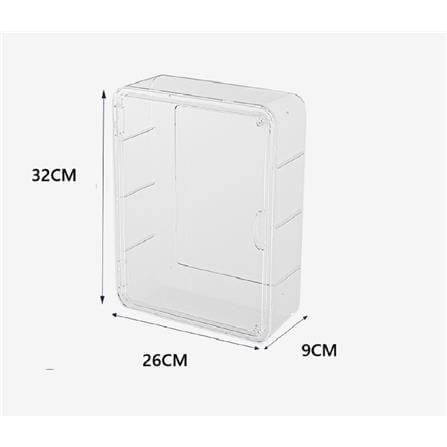 WALL MOUNTED FIGURE DISPLAY CASE COSSY PLUS CP-797 32X9X26CM CLEAR