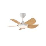 RIEGEN CEILING FAN LED RCF-MINI30-5BL-PW 30-INCH PINE WOOD