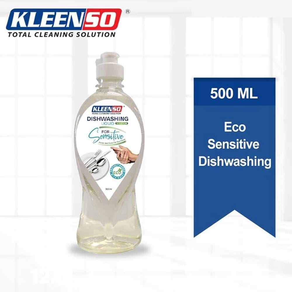 KLEENSO SENSITIVE DISHWASHING 500ML