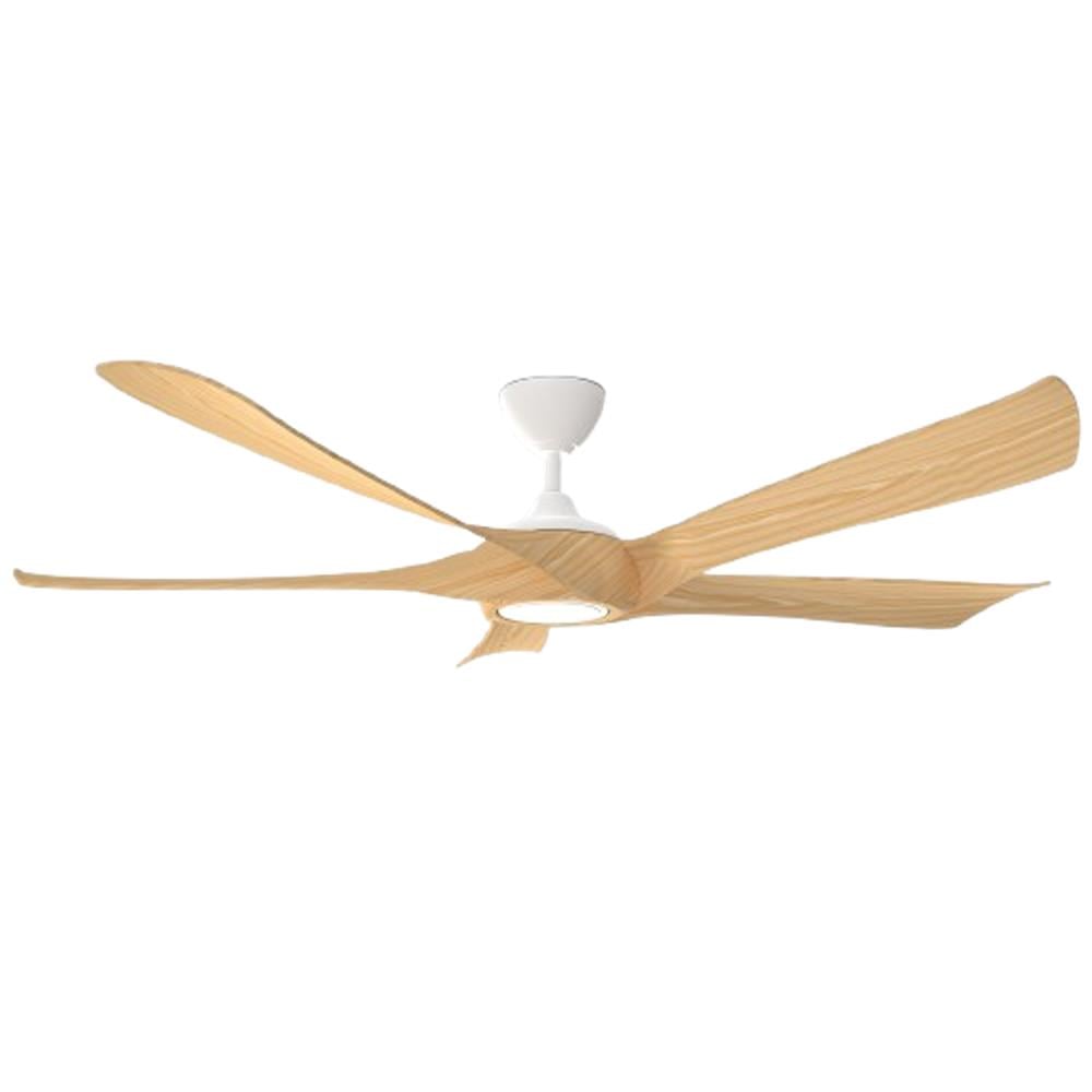 RIEGEN CEILING FAN RCF-ZYKLON66-5B-PW 66-INCH PINE WOOD