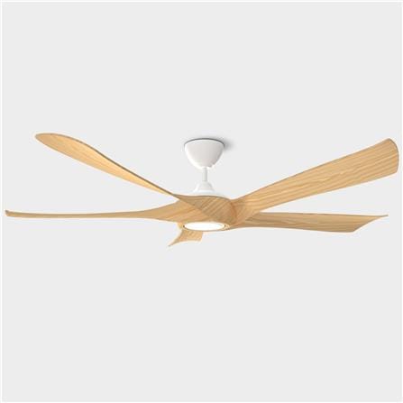 RIEGEN CEILING FAN RCF-ZYKLON66-5B-PW 66-INCH PINE WOOD