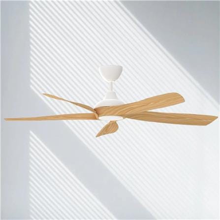 RIEGEN CEILING FAN RCF-BLOOM56-5B-PW 56-INCH PINE WOOD