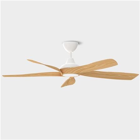 RIEGEN CEILING FAN RCF-BLOOM56-5B-PW 56-INCH PINE WOOD