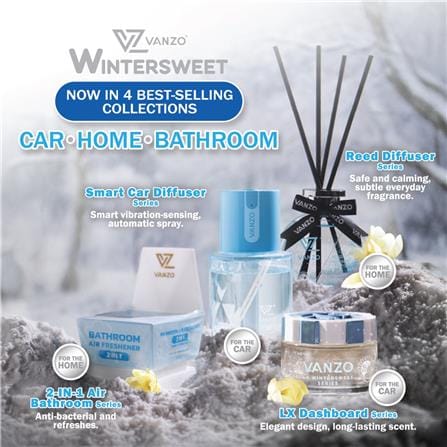 VANZO LX 1515 DASHBOARD CAR FRSH WINTER SWEET 65ML