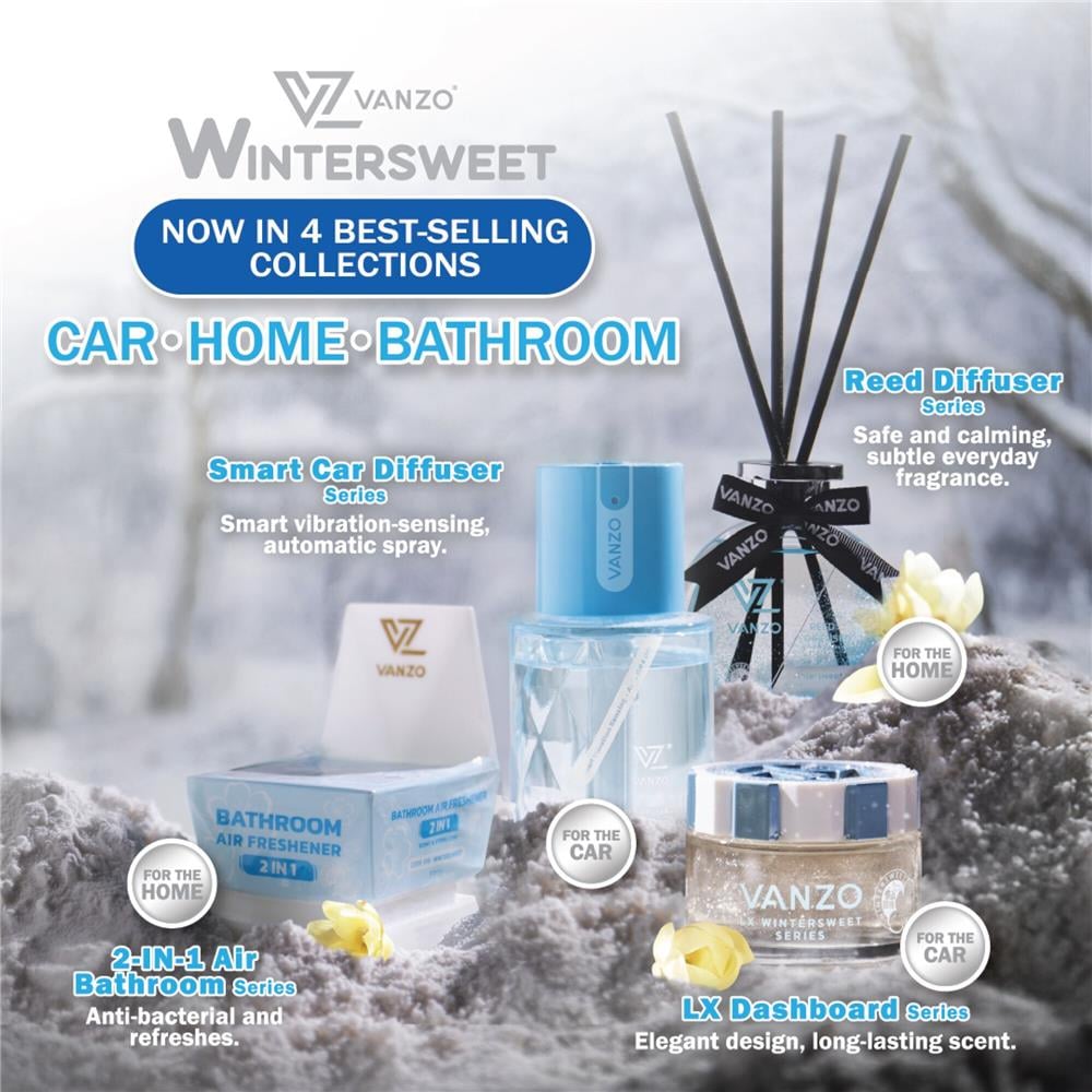 VANZO REED DIFFUSER WINTERSWEET 120ML