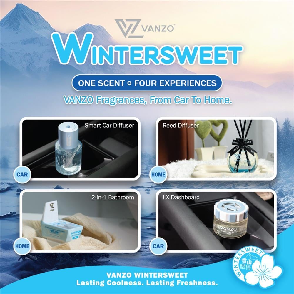 VANZO REED DIFFUSER WINTERSWEET 120ML