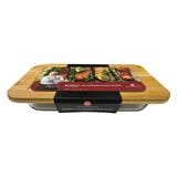 CARL SMITH SOHN RECT BAKEWARE WITH BAMBOO LID 2200ML