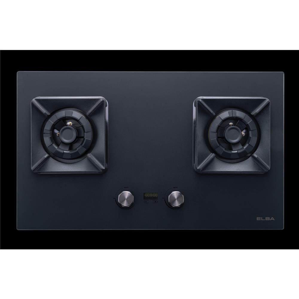 ELBA FLEXIBLE BUILT-IN GAS HOB EGH-S8692D(GR) 2BURNER 6.0KW 76CM BLACK