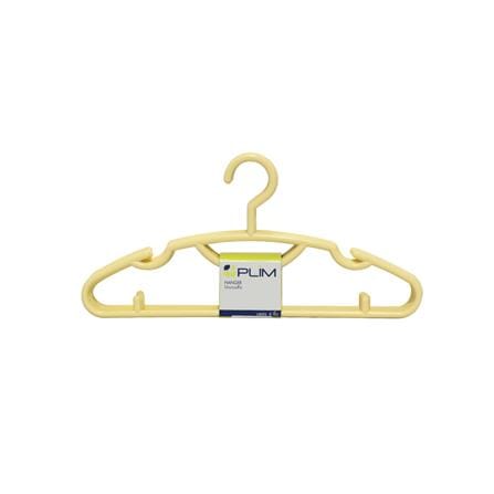 CLOTHES HANGER KING SIZE YELLOW PILM (1x6)
