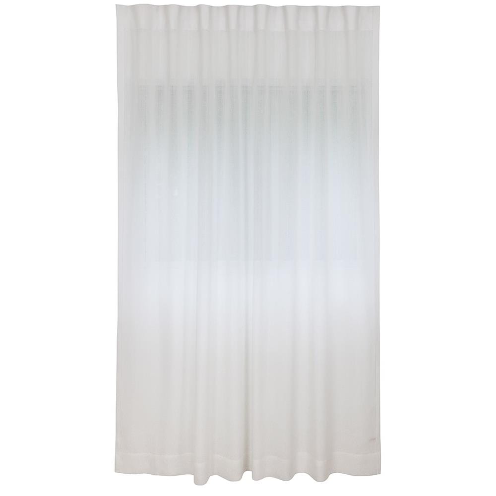 HOME LIVING STYLE SHEER CURTAIN HIDE TAP CLAIRE 150X250CM WHITE