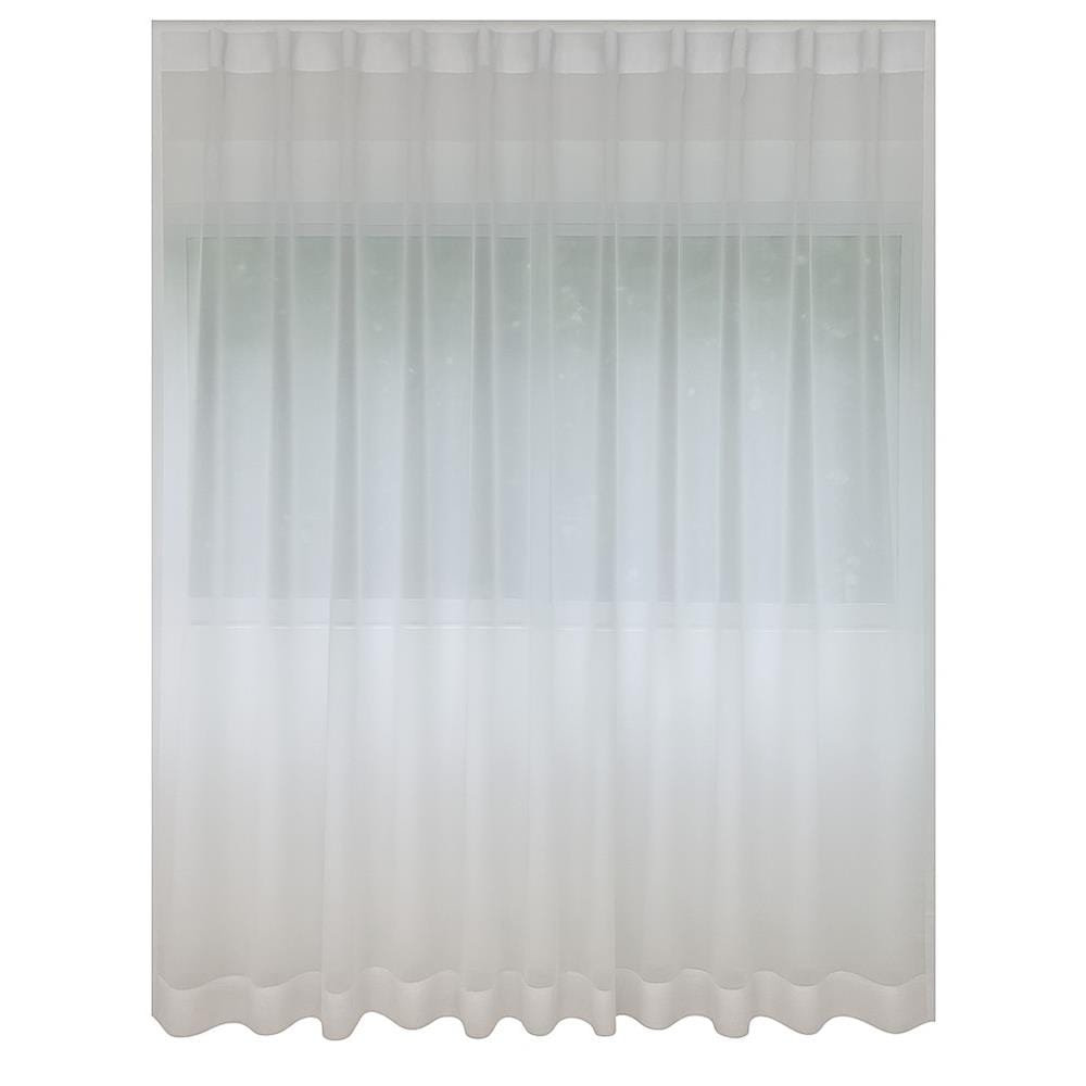 HOME LIVING STYLE SHEER CURTAIN HIDE TAP CHLOE 150X220CM WHITE