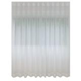 HOME LIVING STYLE SHEER CURTAIN HIDE TAP CHLOE 150X220CM WHITE