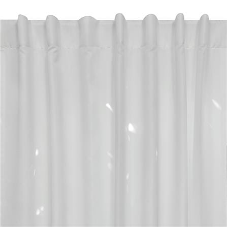 HOME LIVING STYLE SHEER CURTAIN HIDE TAP CLAIRE 150X220CM WHITE