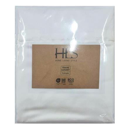 HOME LIVING STYLE SHEER CURTAIN HIDE TAP CLAIRE 150X220CM WHITE