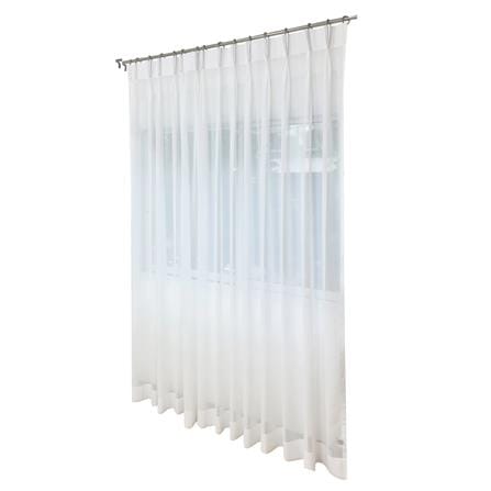 HOME LIVING STYLE SHEER CURTAIN FRENCH PLEAT CHLOE 150X220CM WHITE