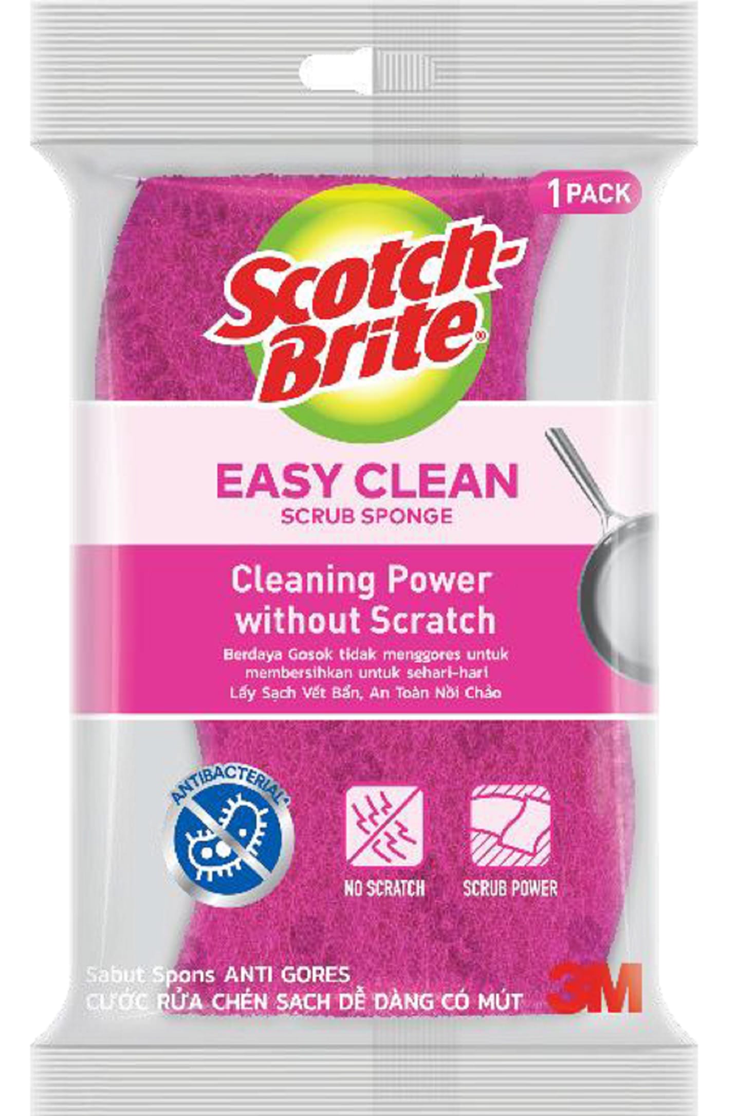 SB EASY CLEAN N/SCRATCH A-BAC SCRUB 1PC