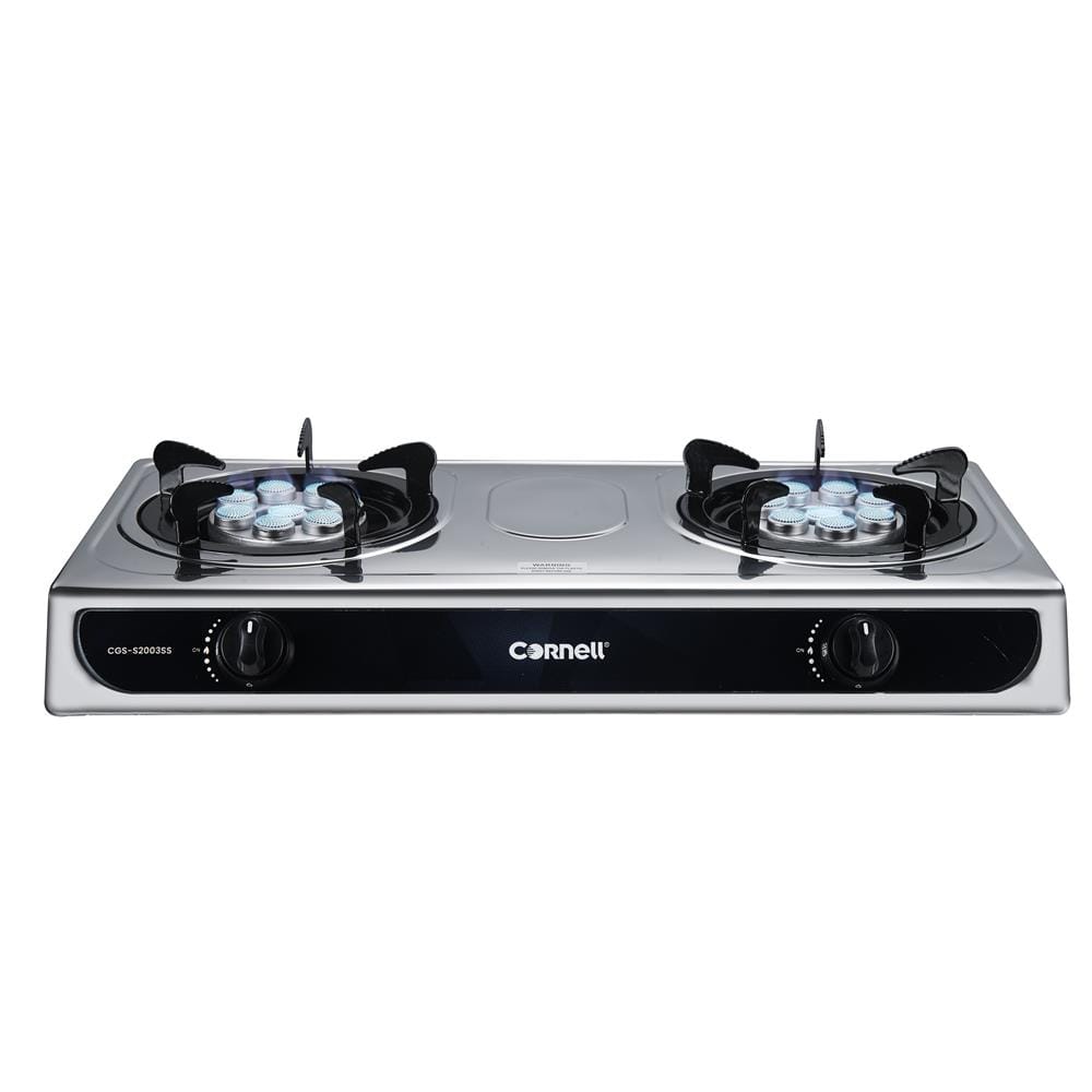 CORNELL GAS COOKER JET FIRE CGS-S2003SSS 2BURNERS 3.5KW