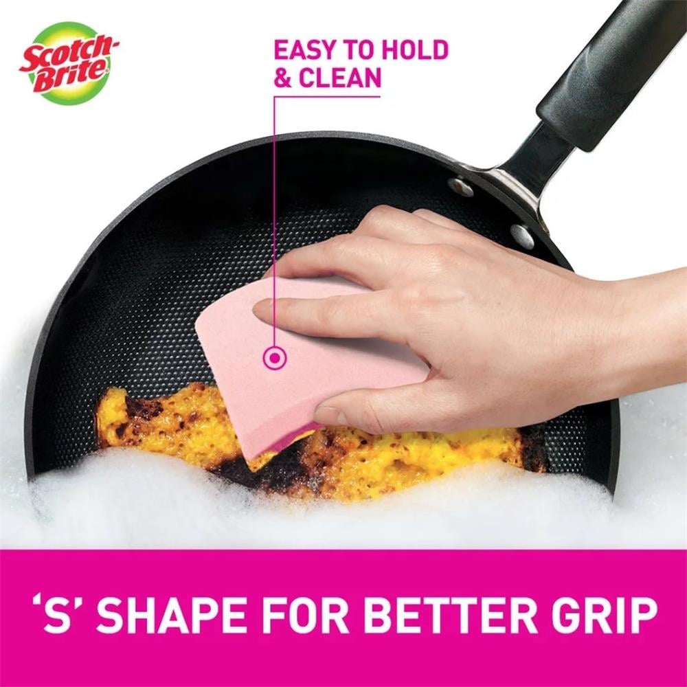SB EASY CLEAN N/SCRATCH A-BAC SCRUB 3PCS