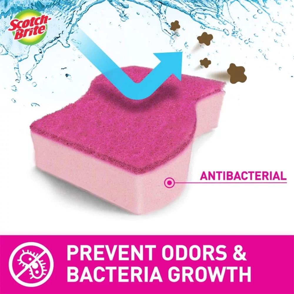 SB EASY CLEAN N/SCRATCH A-BAC SCRUB 3PCS