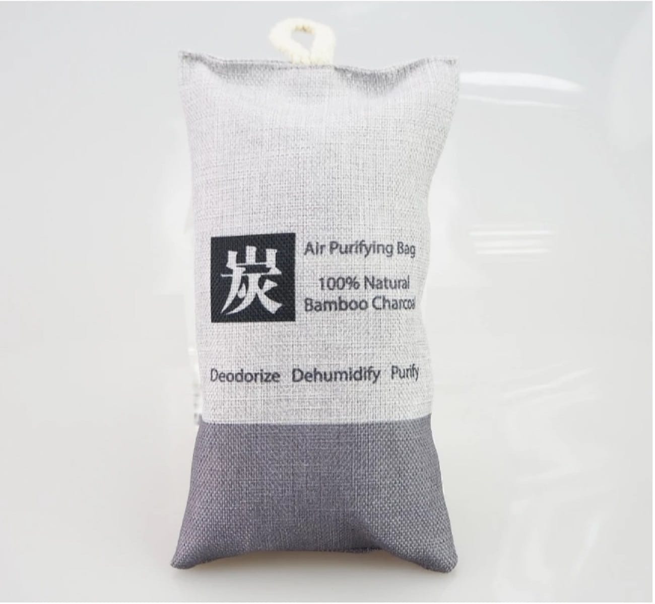 HOME+ BAMBOO CHARCOAL WITH STRING-120G GREY