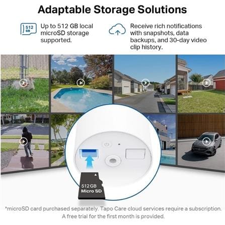 TP-LINK 3MP SOLAR-POWERED SECURITY CAMERA C410 KIT