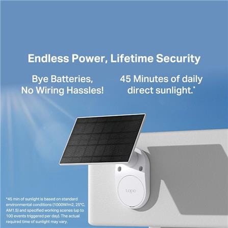 TP-LINK 3MP SOLAR-POWERED SECURITY CAMERA C410 KIT