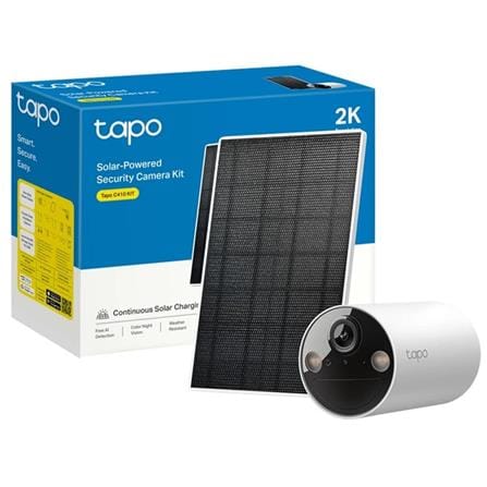 TP-LINK 3MP SOLAR-POWERED SECURITY CAMERA C410 KIT
