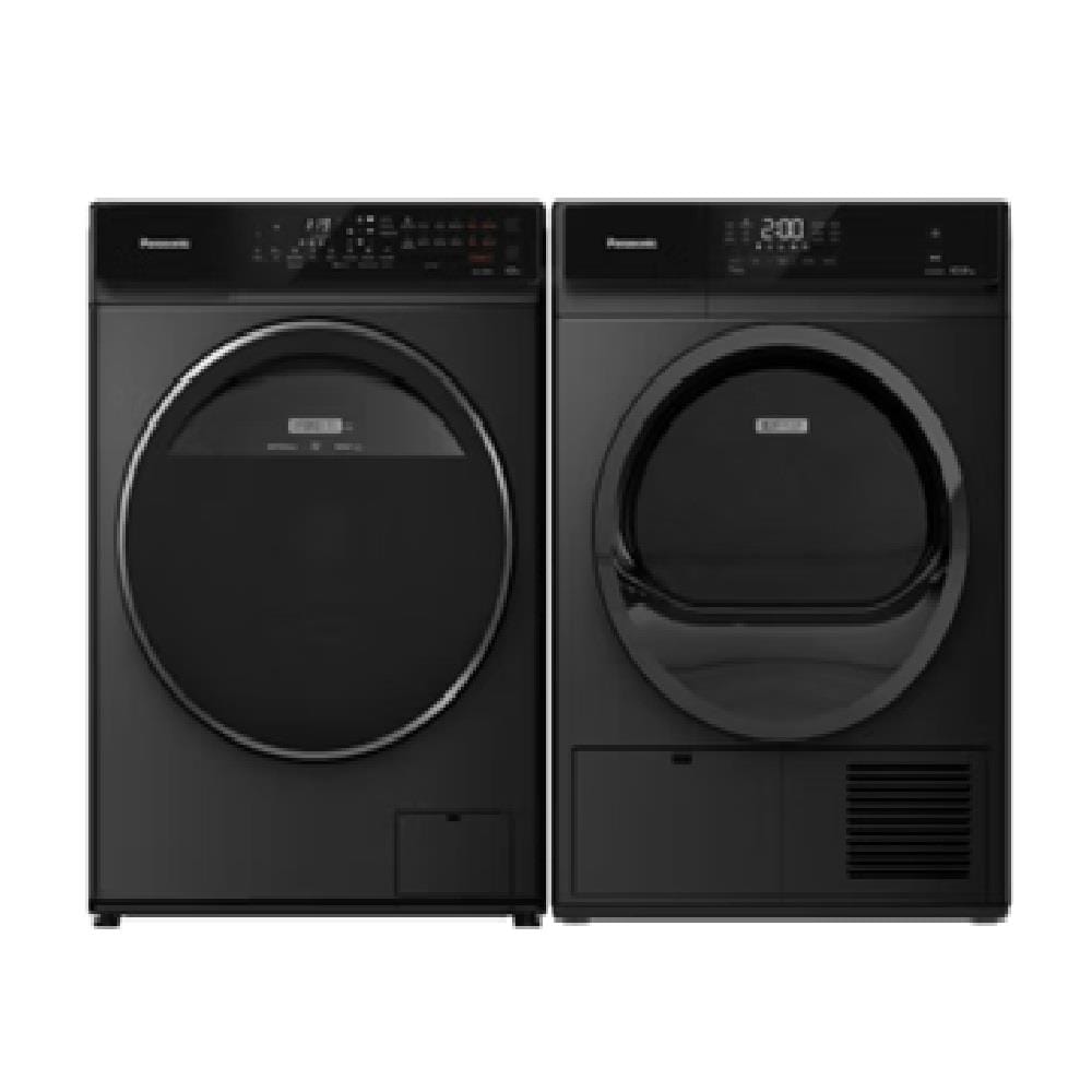PANASONIC FRONT LOAD DRYER CARE+ HEAT PUMP NH-EH05JD1BM 10.5KG BLACK