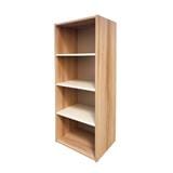 OPEN CABINET WITH 4 COMPARTMENTS FURDINI FINE WOOD GRAIN/WHITE CREAM FABRIC PATTERN [EXCLUSIVE FROM HOMEPRO THAILAND]