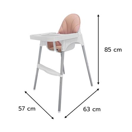 HIGHCHAIR FOR BABIES AND TODDLERS FURDINI KIDIE BROWN [EXCLUSIVE FROM HOMEPRO THAILAND]