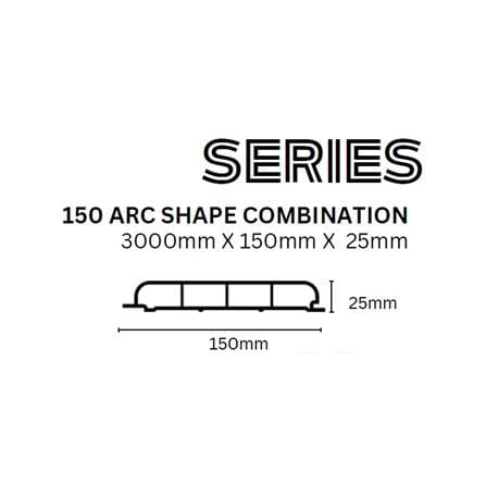 ECOCLASS PROCLASS FLUTED PANEL AC150-6005 300X15X2.5 0.45M2