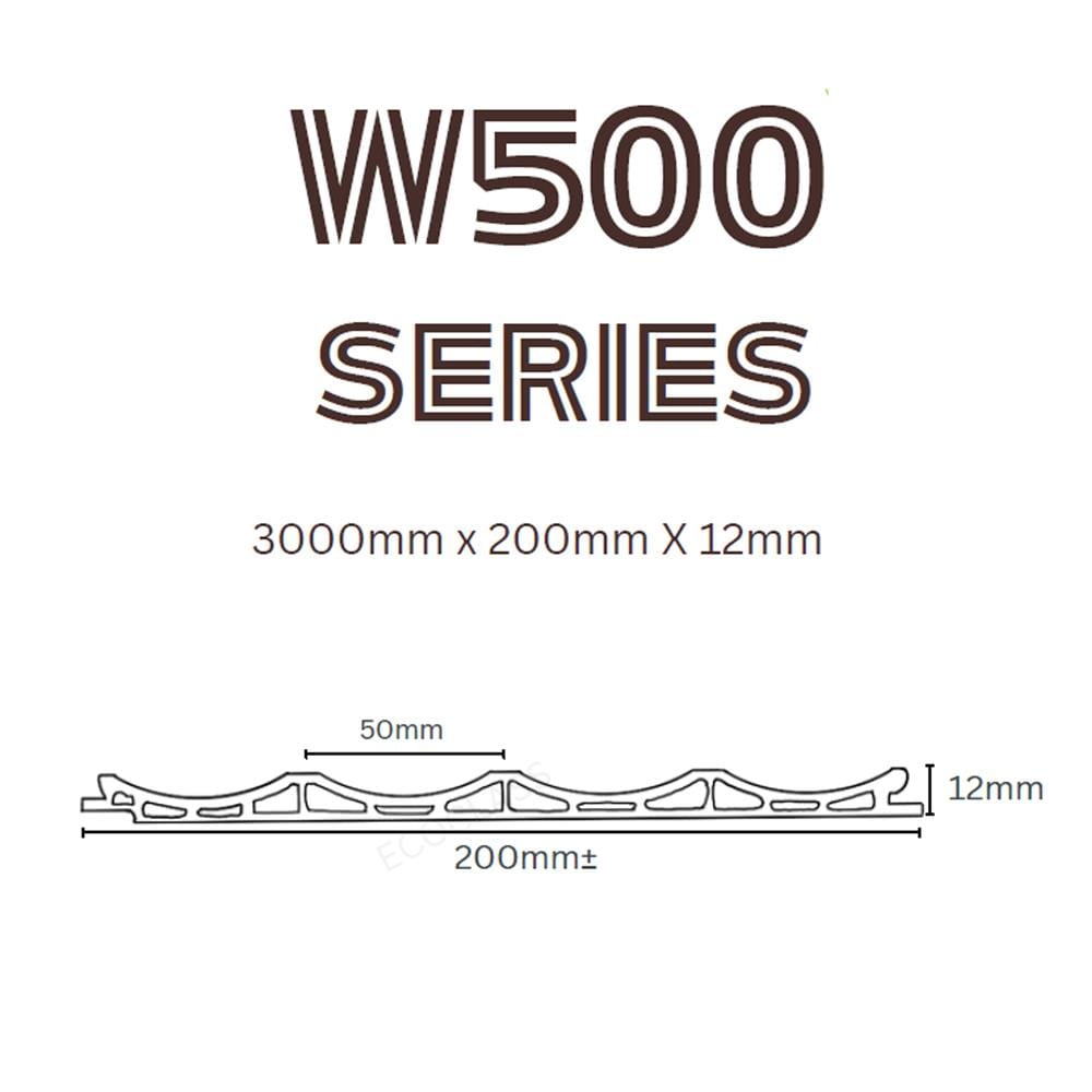 ECOCLASS PROCLASS FLUTED PANEL W500-04 300X20X1.2CM 0.6M2