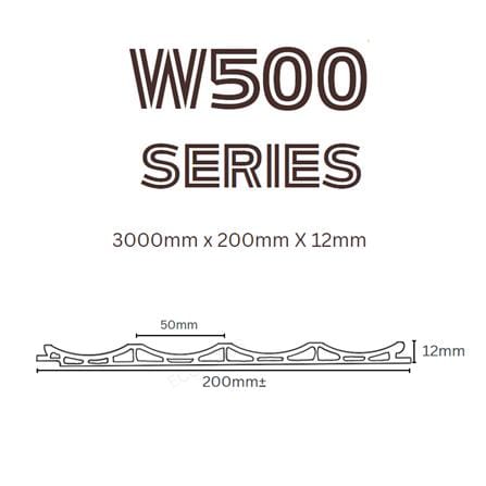 ECOCLASS PROCLASS FLUTED PANEL W500-04 300X20X1.2CM 0.6M2
