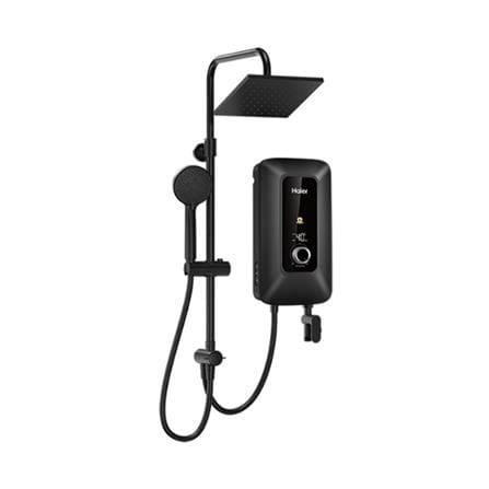 HAIER SHOWER HEATER DC PUMP WITH RAIN SHOWER EI42E-KP3B-RS(MY) MATTE BLACK