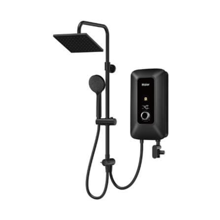 HAIER SHOWER HEATER DC PUMP WITH RAIN SHOWER EI42E-KP3B-RS(MY) MATTE BLACK