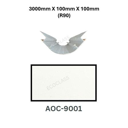 ECOCLASS ALUMINUM OUTER CORNER R90 AOC-9001