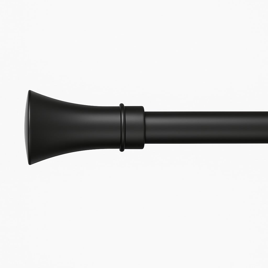 NIKI CAINS CURTAIN ROD 233742 BELLE 125-215CM BLACK