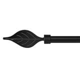 NIKI CAINS CURTAIN ROD 233736 ELY 125-215CM BLACK