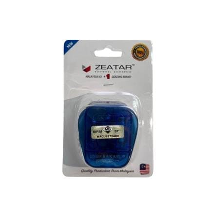 ZEATAR 13A PLUG TOP WITH NEON Z145N-BL BLUE
