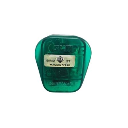 ZEATAR 13A PLUG TOP WITH NEON Z145N-GN GREEN