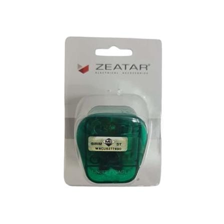ZEATAR 13A PLUG TOP WITH NEON Z145N-GN GREEN