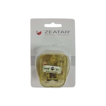 ZEATAR 13A PLUG TOP WITH NEON Z145N-YW YELLOW