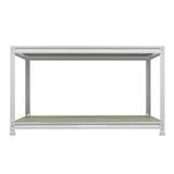 2-TIER SHELVING UNIT FURDINI BASIO 81CM WHITE/WOOD