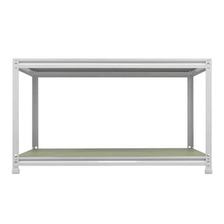 2-TIER SHELVING UNIT FURDINI BASIO 81CM WHITE/WOOD